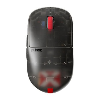 Мишка Pulsar X2H Mini Clear, оптична 26000 dpi, безжична, гейминг, PAW3395 сензор, USB, черна | JAR Computers Мишка Pulsar X2H Mini Clear