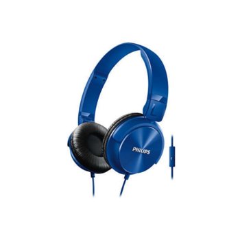 Philips SHL3065BL DJ Style с микрофон цвят син