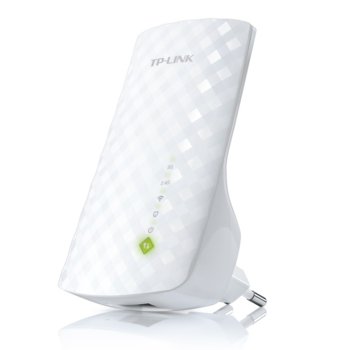 Extender/Екстендър TP-Link RE200 AC750, 2.4GHz/5GHz(300Mbps+433Mbps), 1x 10/100M Ethernet Port (RJ45), 3 вътрешни антени | JAR Computers AC750 WiFi Range Extender RE200