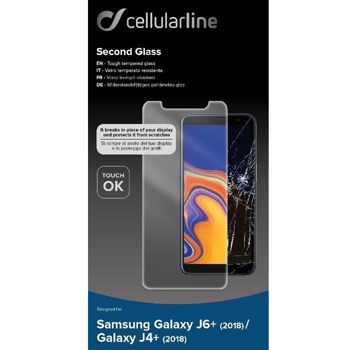 Cellularline TG for Samsung Galaxy J4+/J6+ 2018