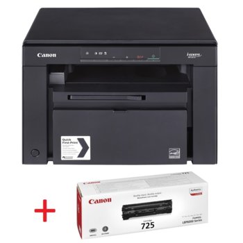 Canon i-SENSYS MF3010 + 2x CRG725 + Gift