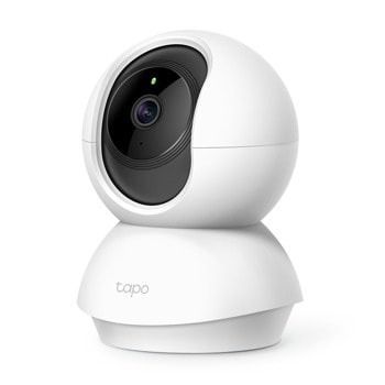 IP камера TP-Link Tapo TC70, куполна Pan/Tilt камера, 1920x1080@15fps, 4mm обектив, H.264, IR осветленост (до 9m), Wi-Fi, аудио, Micro SD слот до 128 GB | JAR Computers TP-Link Tapo TC70
