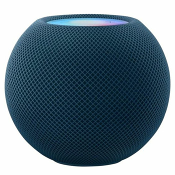 Безжична колонка Apple HomePod mini Blue (MJ2C3D/A), микрофон, Siri, контрол чрез гласови команди, Wi-Fi/Bluetooth, синя image