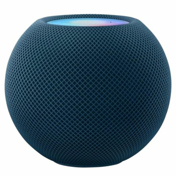 Безжична колонка Apple HomePod mini Blue (MJ2C3D/A), микрофон, Siri, контрол чрез гласови команди, Wi-Fi/Bluetooth, синя | JAR Computers Apple HomePod mini Blue MJ2C3D/A