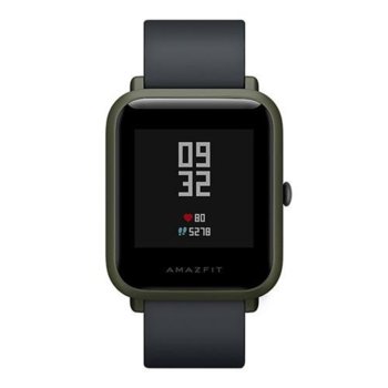 Смарт часовник Xiaomi Amazfit Bip, 1.28"(3.25cm) дисплей, водоустойчив IP68, до 45 дни време за работа, зелен | JAR Computers Xiaomi Amazfit Bip Green UYG4023RT