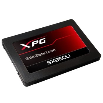 Памет SSD 960GB A-Dата XPG SX950U, SATA 6Gb/s, 2.5" (6.35 cm), скорост на четене 560 MB/s, скорост на запис 520MB/s | JAR Computers ADATA XPG SX950U 960GB ASX950USS-960GT-C