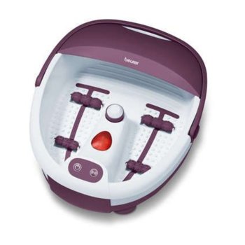 Хидромасажна вана Beurer FB 21, за ходила, 3 функции, инфрачервени светлини, вибриращ / въздушен масаж, бял/лилав | JAR Computers Beurer FB 21