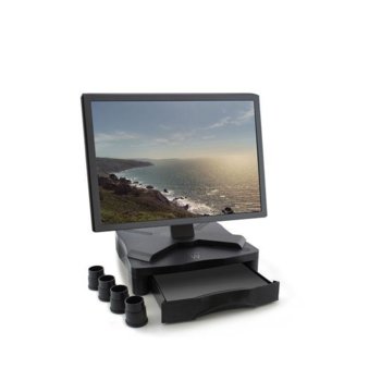 Стойка за монитор Ewent EW1280, за плот, чекмедже, до 27кг, черен | JAR Computers Ewent EW1280
