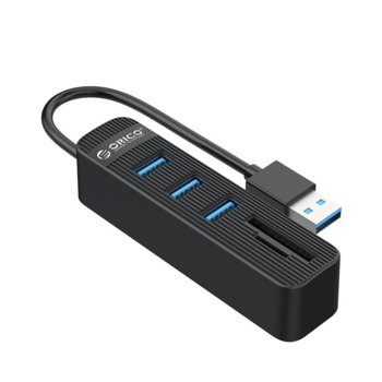 USB хъб Orico TWU3-3AST-BK-EP, 3x USB 3.0, черен image