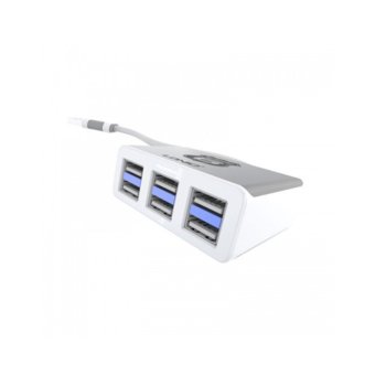 USB Hub, Ldnio DL-H6, 6 port, до 480 Mbps | JAR Computers Ldnio DL-H6 6 port