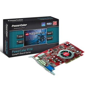 RADEON 9550 256MB PowerColor AGP8x, TV Out