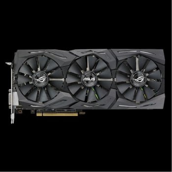 Видео карта GF GTX 1080, 8GB, Asus ROG-STRIX-GTX1080-O8G-11GBPS, PCI-E 3.0, GDDR5X, 256 bit, Display Port, HDMI, DVI | JAR Computers Asus ROG-STRIX-GTX1080-O8G-11GBPS