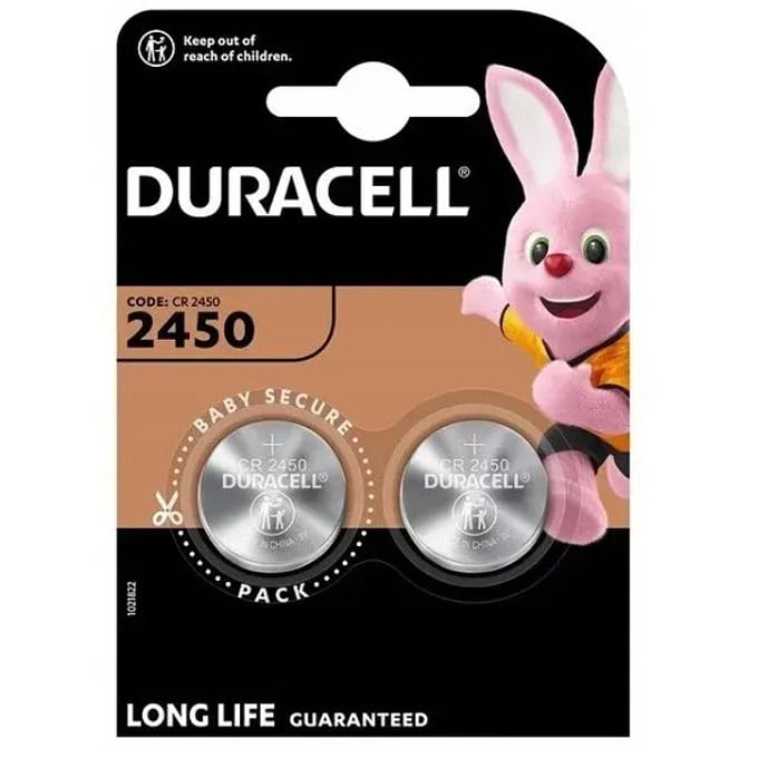 Duracell CR2450 3V 2бр. | JAR Computers Duracell CR2450 3V 2бр.