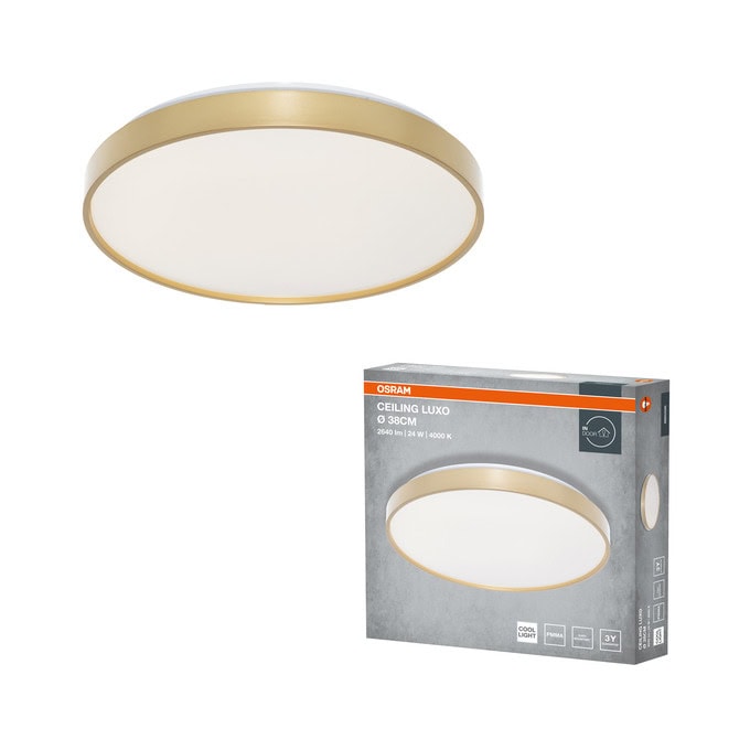 ledvance ceiling luxo d38 cm 24w 4000k ip20 gold | JAR Computers ledvance ceiling luxo d38 cm 24w 4000k ip20 gold