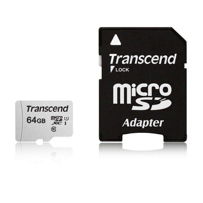 Transcend 64GB microSDXC TS64GUSD300S-A