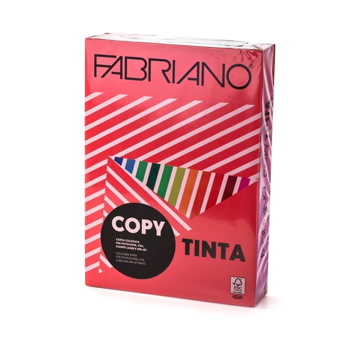 Fabriano Copy Tinta, A4, 80 g/m2, червена, 500 лис