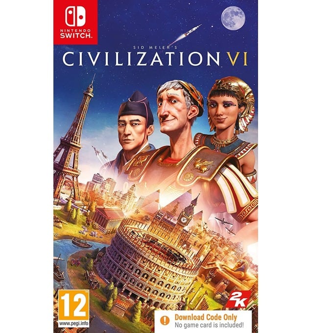 Sid Meiers Civilization VI Code Nintendo Switch