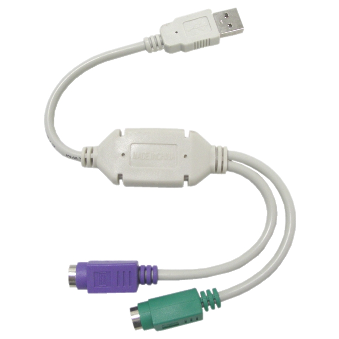 Adapter USB към 2xPS/2