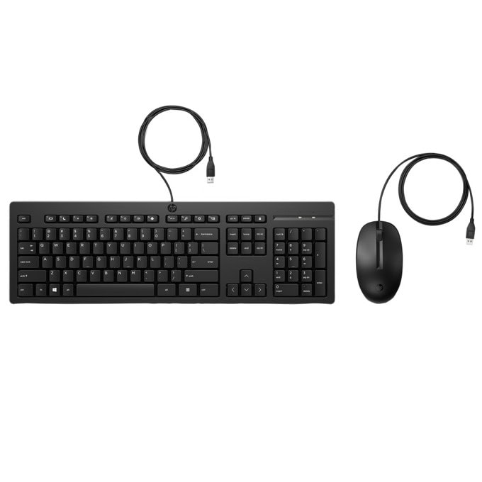 HP 225 Wired Mouse and KB G2 AX2Y7AA#ABB | JAR Computers HP 225 Wired Mouse and KB G2 AX2Y7AA#ABB