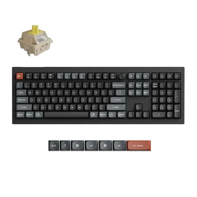 keychron v6 ultra 8k silk pom switch banana | JAR Computers keychron v6 ultra 8k silk pom switch banana