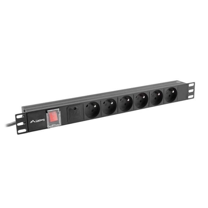 разклонител lanberg pdu-06e-0200-bk | JAR Computers разклонител lanberg pdu-06e-0200-bk