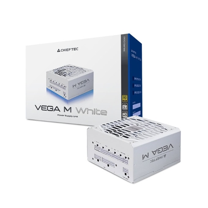 Chieftec Vega M White PPG-750-CW | JAR Computers Chieftec Vega M White PPG-750-CW