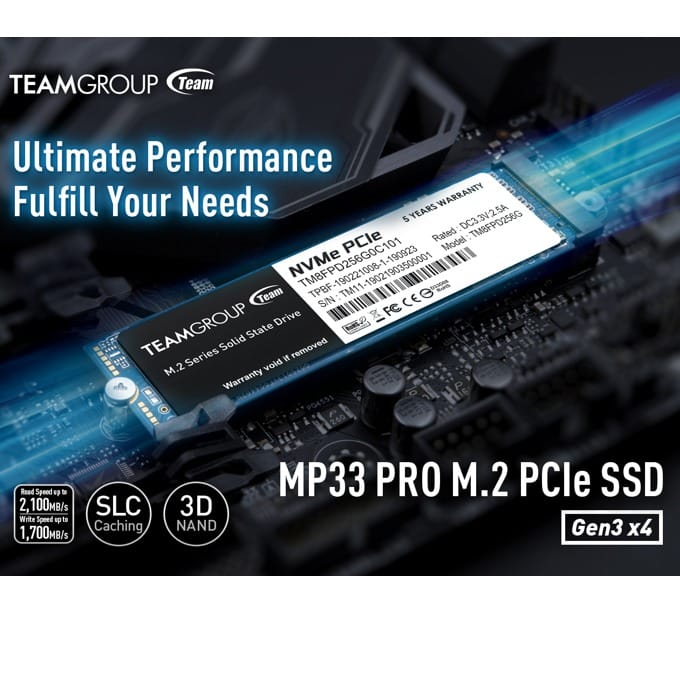 Памет SSD 256GB Team Group TM8FP6256G0C101 Цена от лв