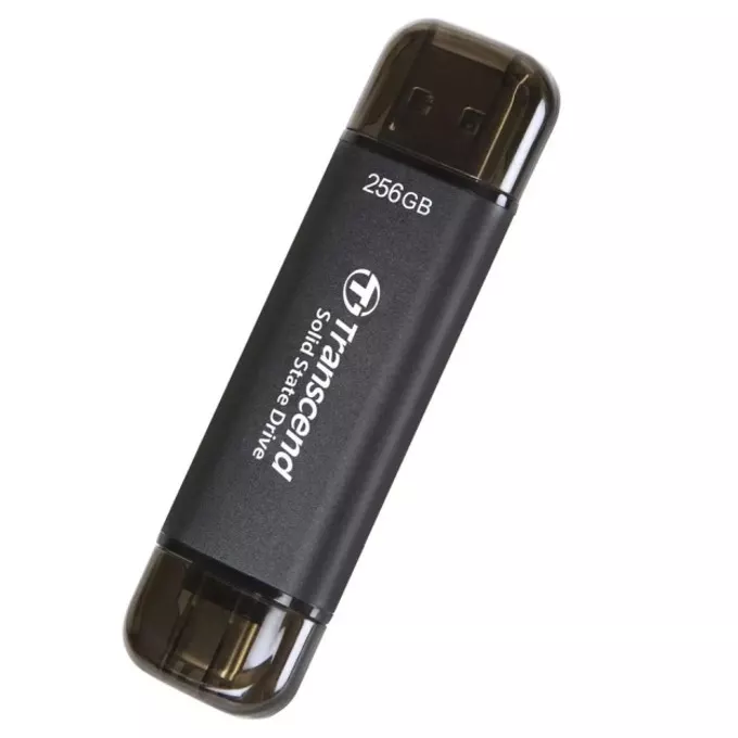 ПаметSSD256GBTranscendESD310(TS256GESD310C),USB-A+USB-C,скоростначетенедо1050MB/s,скоростназаписдо950MB/s