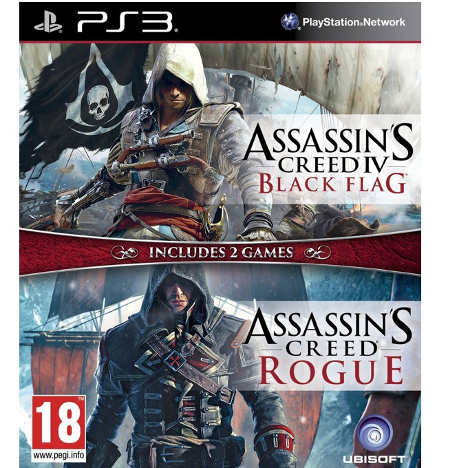 Assasins Creed Black Flag/Rogue Double Pack (PS3) product