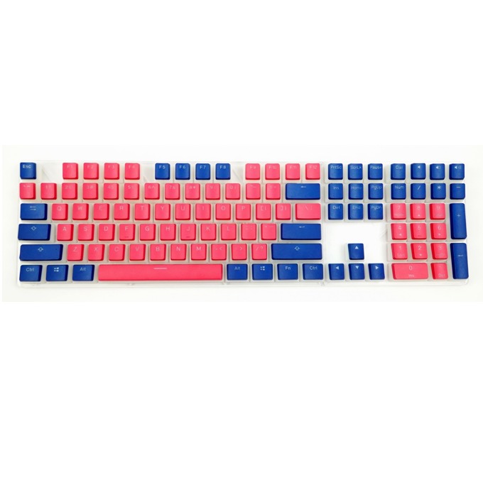 Ducky Pudding Red & Blue 108-Keycap Set PBT US