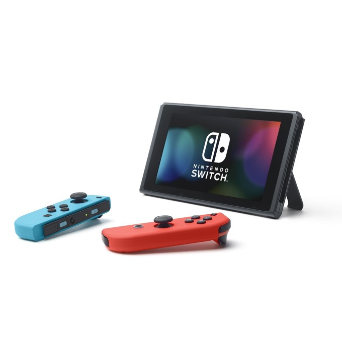 Портативна конзола Nintendo Switch - Switch - Red & Blue + Mario
