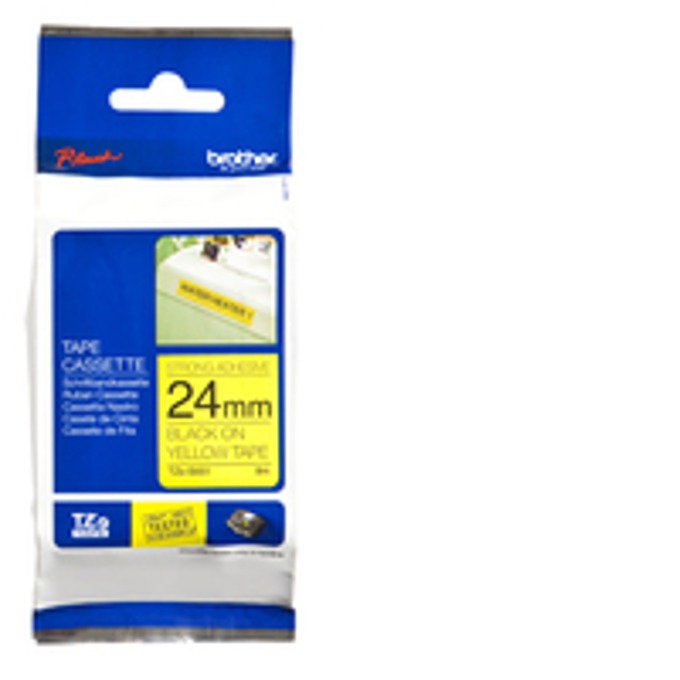 Brother TZ-ES651 Tape Black on Yellow, Strong Adhe product