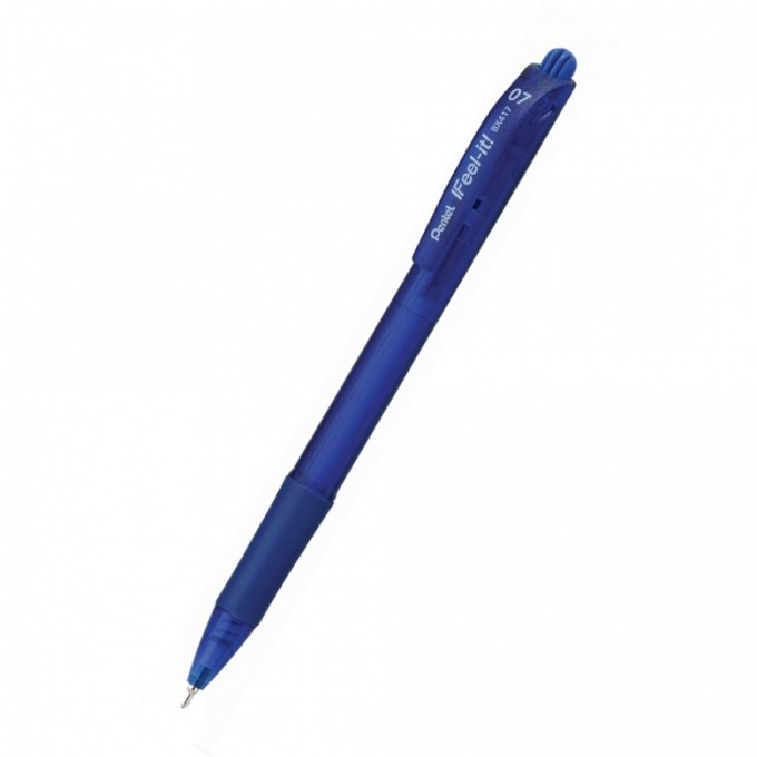 Автоматична химикалка Pentel BX417 Feel it синя