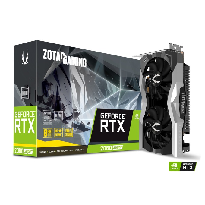 ZOTAC RTX 2060 SUPER Mini ZT-T20610E-10M | JAR Computers ZOTAC RTX 2060 SUPER Mini ZT-T20610E-10M