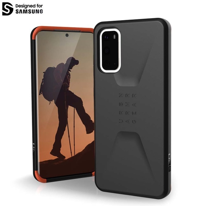 Urban Armor Civilian Galaxy S20 black 21197D114040 | JAR Computers Urban Armor Civilian Galaxy S20 black 21197D114040