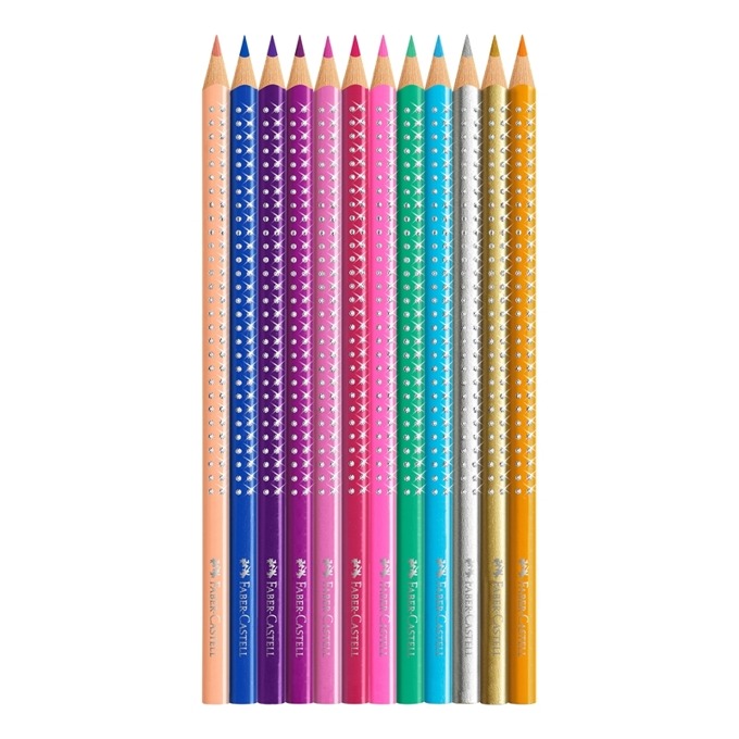 Faber-Castell Моливи Sparkle 12 цвята
