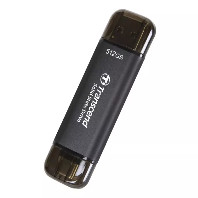 ПаметSSD512GBTranscendESD310(TS512GESD310C),USB-A+USB-C,скоростначетенедо1050MB/s,скоростназаписдо950MB/s