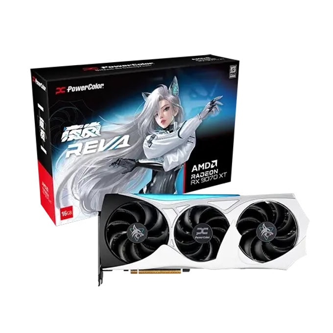 PowerColor RX9070XT 16G-L/OC/REVA | JAR Computers PowerColor RX9070XT 16G-L/OC/REVA