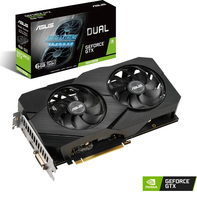 Asus DUAL-GTX1660S-6G-EVO | JAR Computers Asus DUAL-GTX1660S-6G-EVO