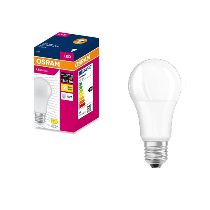 osram led value clas a 120 14w/2700k e27 ac72663 | JAR Computers osram led value clas a 120 14w/2700k e27 ac72663