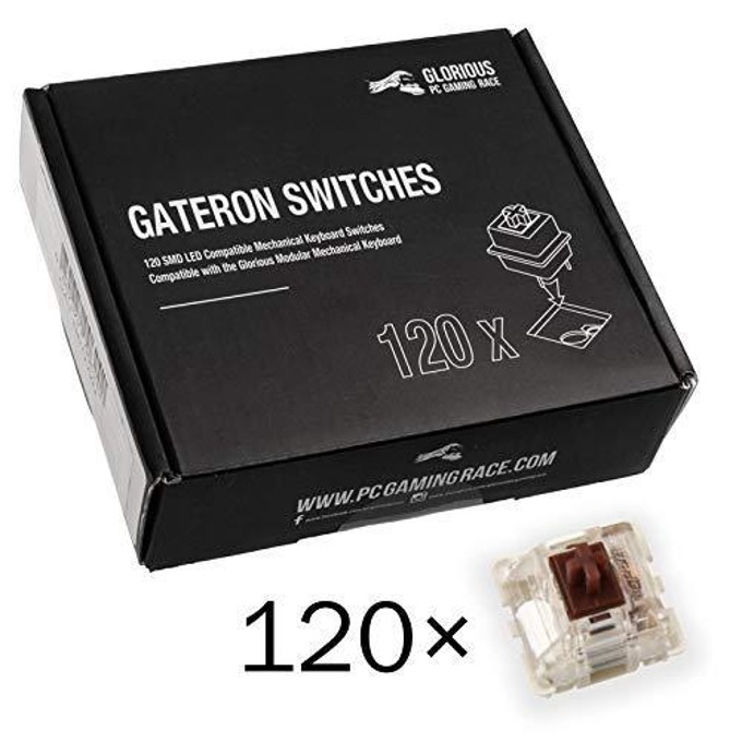 Glorious KBD switches Gateron Brown 120 pieces