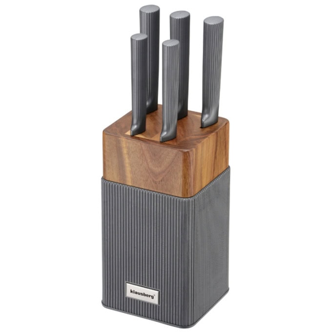 комплект ножове klausberg kb 7982 8 части кафяви | JAR Computers комплект ножове klausberg kb 7982 8 части кафяви