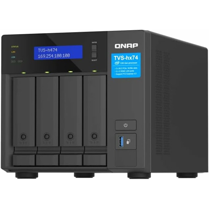 Qnap TVS-h474-PT-8G | JAR Computers Qnap TVS-h474-PT-8G