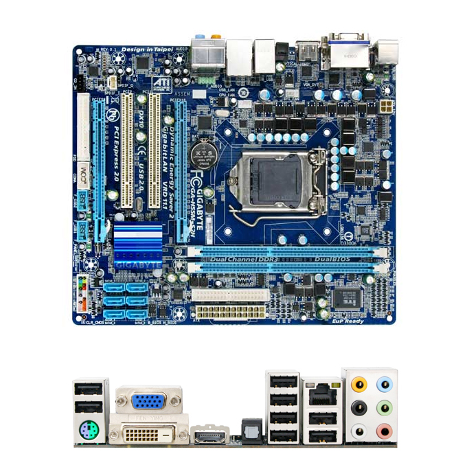 Gigabyte h55m ud2h совместимость с видеокартами