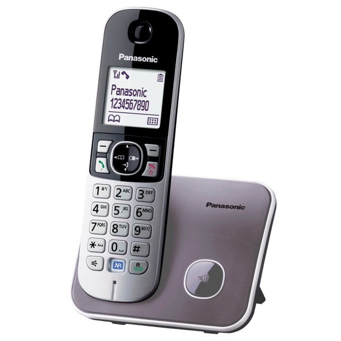 Безжичен DECT телефон Panasonic KX-TG 6811 сив