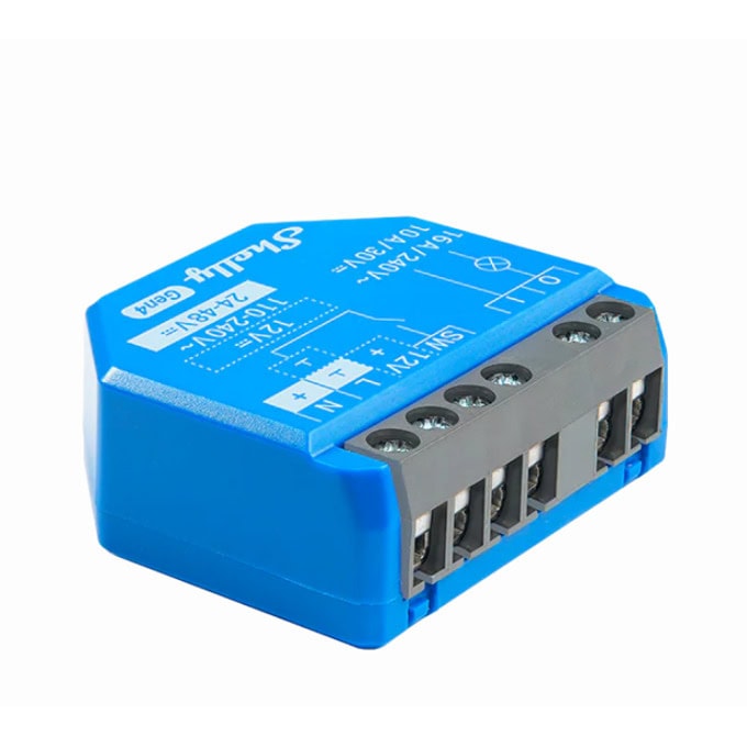 Shelly 1 Gen4 Single S4SW-001X16EU | JAR Computers Shelly 1 Gen4 Single S4SW-001X16EU
