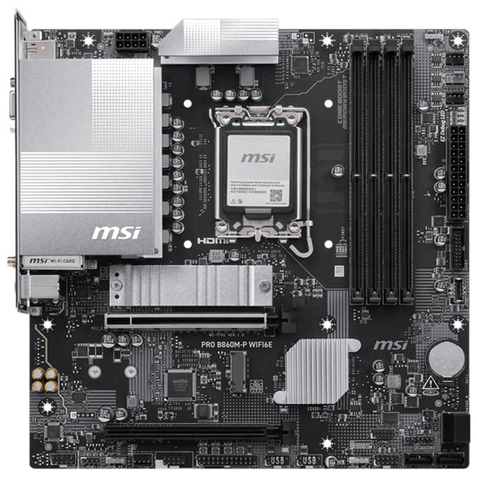 MSI PRO B860M-P WIFI6E 911-7F01-004 | JAR Computers MSI PRO B860M-P WIFI6E 911-7F01-004