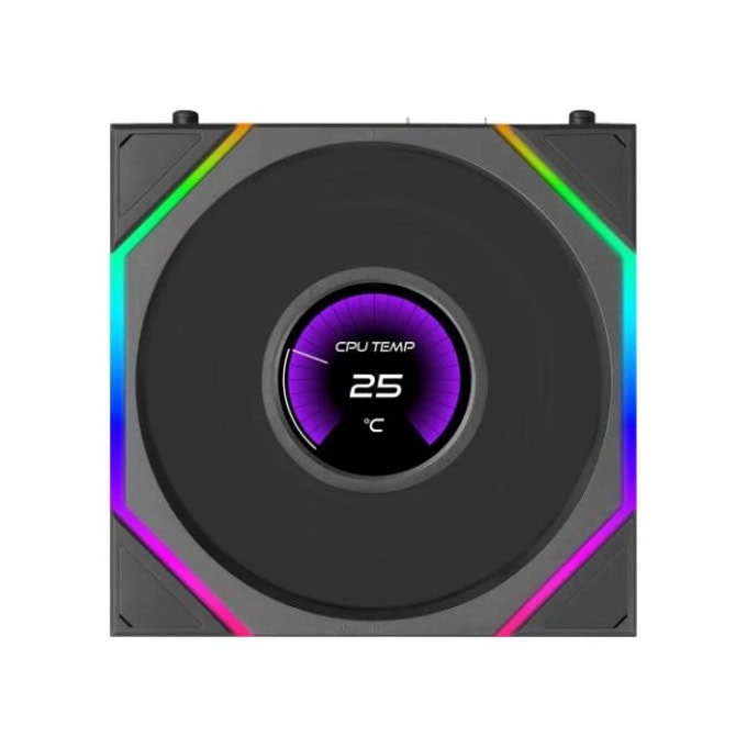 Lian Li UNI FAN TL LCD FLEX Black Reverse | JAR Computers Lian Li UNI FAN TL LCD FLEX Black Reverse