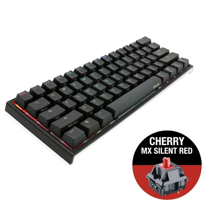 Ducky One 2 Mini V2 RGB Cherry MX Silent Red | JAR Computers Ducky One 2 Mini V2 RGB Cherry MX Silent Red