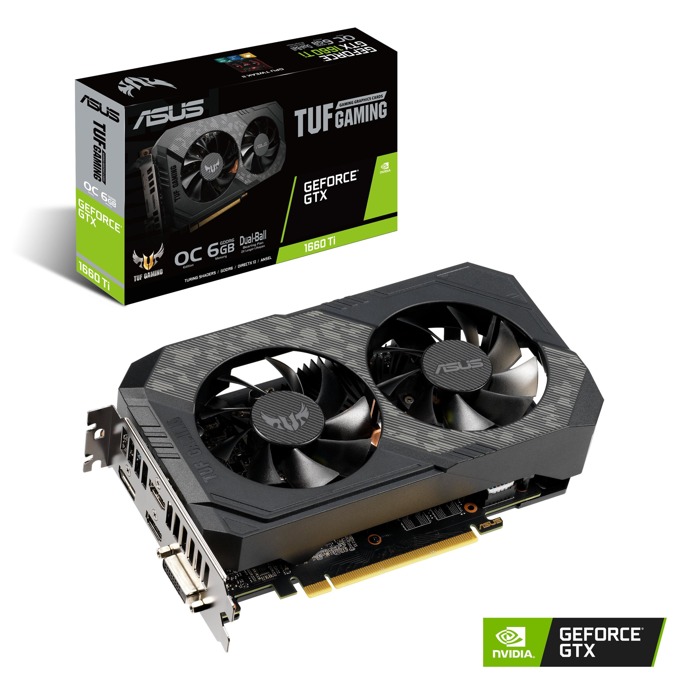Asus TUF Gaming GTX 1660Ti OC Edition 6GB | JAR Computers Asus TUF Gaming GTX 1660Ti OC Edition 6GB
